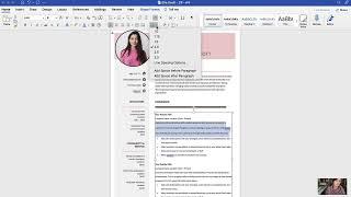 How to edit a resume template in Microsoft Word