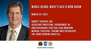 Whole Blood Whats old is new again