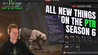 NEW Mythic Uniques = INSANE ALL New Things on the PTR Season 6 - Diablo 4