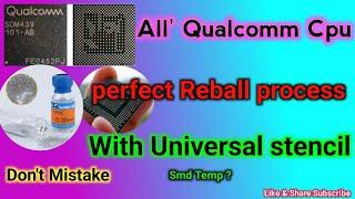 All Qualcomm Cpu perfect Reball process how to cpu Reballing step by step Junaid Mobile Fixer