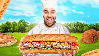 بزرگ ترین ساندویچ سگیسوپری محل خوردش