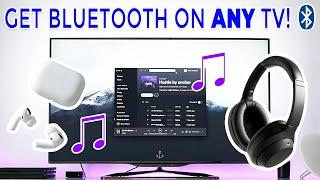 How To Add Bluetooth Sound On ANY TV Easily With A Bluetooth Receiver