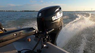 Test Run SUZUKI 40 HP outboard
