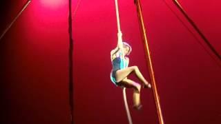 Corde Lisse Rope Act by Chenoa Albertson - SHOW Circus Studio First Night Northampton