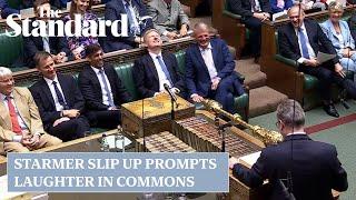 Sir Keir Starmer mistakenly calls Rishi Sunak Prime Minister in House of Commons slip