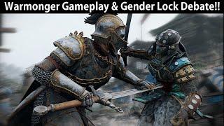 For Honor - Warmonger Gameplay & Gender Lock Debate Details