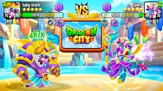 SỨC MẠNH CỦA VUA DMG HIGH WHITETIP LVL 70 5 SAO SIÊU HỒI HP SIÊU MẠNH DRAGON CITY