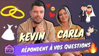 Carla et Kevin Guedj répondent à vos questions sur leur mariage Ruby les Marseillais...