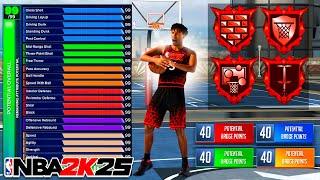 The BEST Shooting Center Build on NBA 2K25 PARKREC5v5 PRO-AM