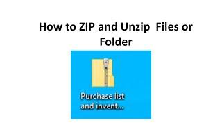 Zip File Tutorial - How to zip files and why you may need to zip files