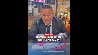 HOTMAN PARIS Kritik KUHP Baru Tentang Hukuman Mati hingga Dikaitkan dengan Kasus Ferdy Sambo