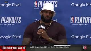 LeBron James talks Game 4 win FULL Postgame Interview