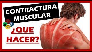 CONTRACTURA muscular en ESPALDA Y CUELLO ¿Que hacer?