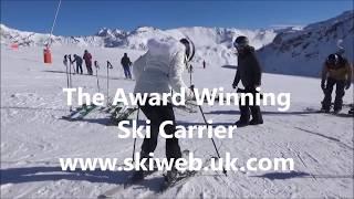 Skiweb Ski Carrier Strap - The easy wasy to carry skis & poles