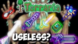 Why most endgame weapons are USELESS in Terraria...