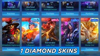 BUYING 1 DIAMOND SKIN IN MOBILE LEGENDS 2023  MLBB PROMO DIAMONDS