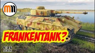 ICM 135 Bergepanther with PzKpfw IV Turret - Unboxing the Frankentank