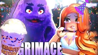 I Became GRIMACE in Roblox Da Hood Voice Chat