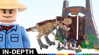 Its BEEEG LEGO Jurassic Park T. rex Rampage review 75936