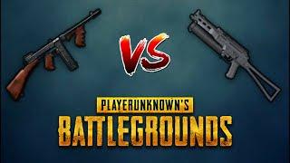 Thompson SMG vs PP 19 Bizon PUBG  Which gun is Better ???  PUBG Mobile 101