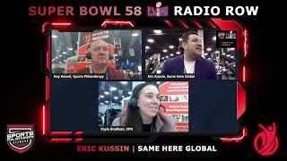 Super Bowl 58 Radio Row- Eric Kussin
