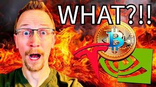 **I cant BELIEVE BITCOIN did THIS**  NVDA Stock Analysis  TSLA Stock Analysis