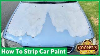 How to Strip Car Paint