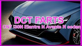 Hyundai CN7 i30 N Elantra N Avante N DCT exhaust farts