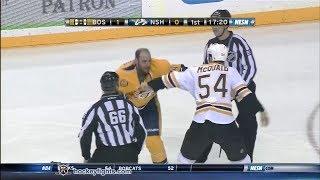 Adam McQuaid vs Eric Nystrom Dec 23 2013