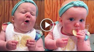 Lustige  Baby essen Zitrone Videos - LUSTIGES BABY