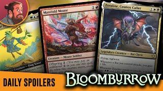 Bloomburrow MTG Spoilers Might Mouse Legendary Bat Foolish Frog and More