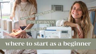 Beginner Sewing Video  Tools Basics & First Sewing Projects  Best Beginner Sewing Machine 2022