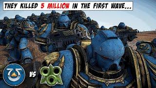 ULTRAMARINES v 5 MILLION POX WALKERS  Warhammer 40K  MODDED UEBS2
