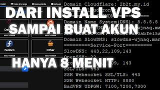 TUTORIAL Install Script VPN Untuk VPS Support SSH Websocket  VMESS  VLESS  WireGuard