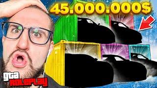 ОТКРЫЛ КОНТЕЙНЕРЫ НА 45.000.000$ НА ГТА 5 РП Я В ШОКЕ ОТ ТАКИХ МАШИН GTA 5 RP