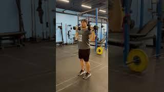 Standing Dumbbell Overhead Press