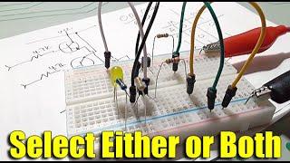 How To Make Discreet Transistor AND and OR Gates