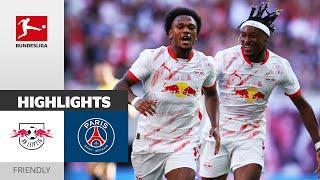 RB Leipzig vs. Paris Saint-Germain  1-1  Highlights - Friendly