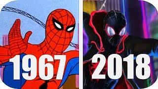 THE Evolution of SpiderMan in Cartoons  History Of SpiderMan Cartoons 1967-2018