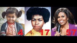 Michelle Obama from 0 to 59 years old