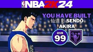 SLAM DUNK GOAT BUILD???  NBA 2K24 SENDOH BUILD  SLAM DUNK ANIME IN NBA 2K24