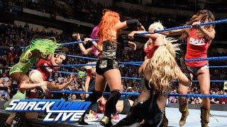 Nikki Bella vs. Carmella ends in chaos as Team Raw invades SmackDown LIVE Nov. 15 2016