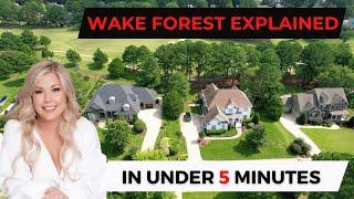 WAKE FOREST IN UNDER 5 MINUTES    LIVING IN WAKE FOREST NC