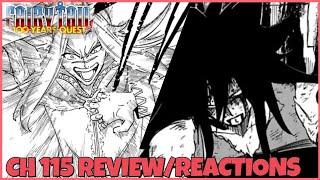 Fairy Tail 100 Year Quest Ch 115 Reactions GOD SERENA SHOWS HIS POWERS GAJEEL DEFEATED