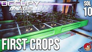 First Potatos grown on Mars - Occupy Mars The Game - lets play - ep 10