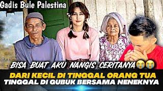 VIRAL Gadis Desa Cantik Keturunan Bule Palestina Aktivitas Keseharian Di Kampung   Reaction