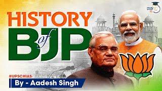 Evolution of BJP From Jansangh to  Largest Political Party  Post-Independence History  UPSC GS