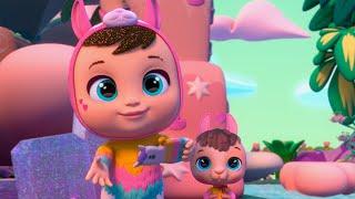 CRY BABIES  MAGIC TEARS LENA is a YOUTUBER ⭐️ Cartoons for babies