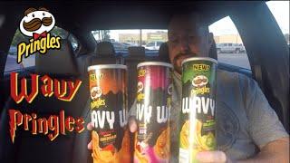 Pringles New Wavy chips  crisps Review  Food Review