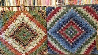 How To Make A Trip Around The World Quilt the EASY WAY